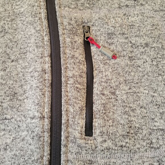 Orvis Heather Gray Full‎ Zip Fleece Vest Zippered Pockets TROUT BUM - Picture 8 of 10